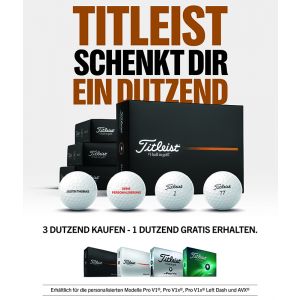 Titleist gratis Golfbaelle