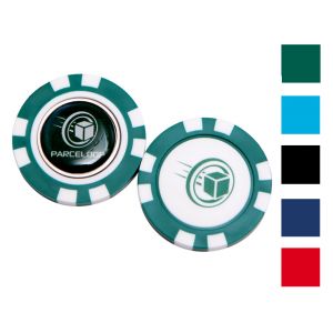 Plastik Poker Chip mit Golfball Marker